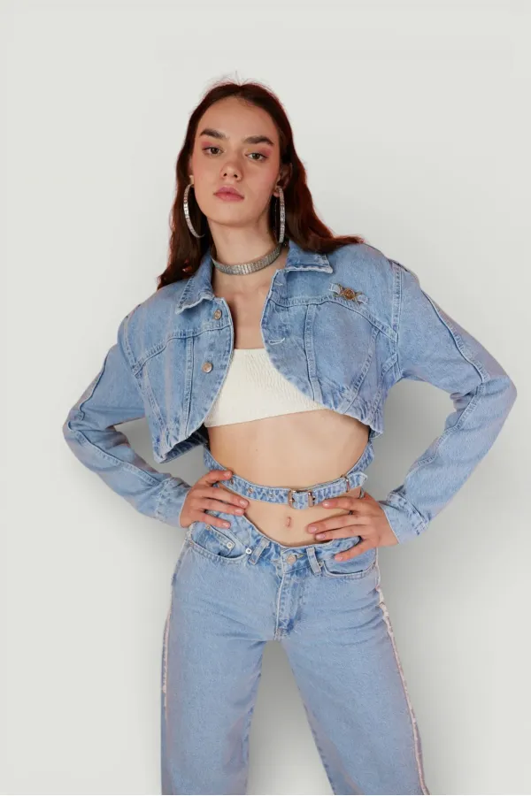 Biana Jean Ceket Mavi