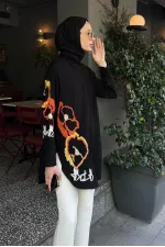 CHEMISE EN VISCOSE BRODÉE