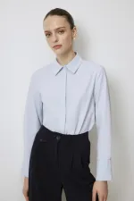 SNAP-BUTTON SHIRT BODYSUIT