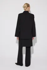 PADDED COLLAR SHIRT TUNIC