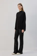 PAYETLİ FLARE PANTOLON