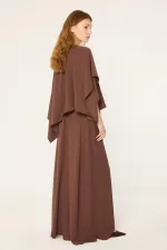 BATWING SLEEVE BLOUSE AND TROUSER SET BATWING SLEEVE BLOUSE AND TROUSER SET