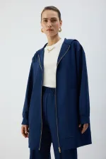 FERMUARLI KAPÜŞONLU CEKET