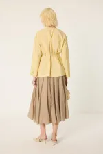 BELTED CUPRA SHIRT