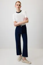 %100 PAMUKLU RİBANA YAKA KISA KOLLU T-SHIRT