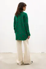 ÇİÇEK DESENLİ PAMUK GÖMLEK