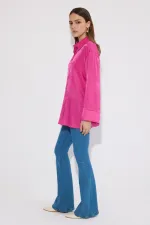 CHEMISE À PAILLETTES FROISSÉE