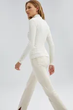 DİK YAKA FİTİLLİ BODY