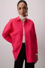 100% COTTON OVERSIZE SHIRT