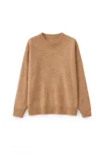 BİSİKLET YAKA OVERSİZE TRİKO KAZAK