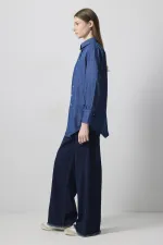 CHEMISE EFFET DENIM