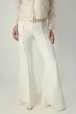 PANTALONS ÉVASÉS ESPAGNOLS À CÔTES