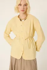 BELTED CUPRA SHIRT