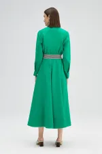 ELASTIC WAIST CUP DRESS