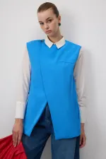 KETEN DOKULU KRUVAZE YELEK