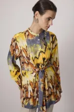 PATTERNED VISCOSE TUNIC