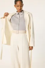 TIE-UP JACKET AND TROUSER SET TIE-UP JACKET AND TROUSER SET