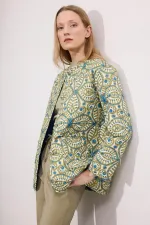VESTE MATELASSÉE À MOTIFS