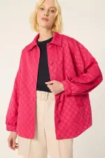 BLOQUE BOMBER EN JACQUARD FIN