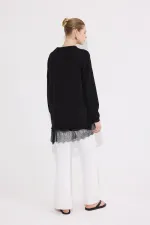 COLLARED KNITTED TUNIC