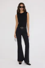 BİSİKLET YAKA ÇITÇITLI BODY