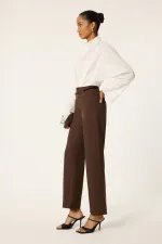 STRAIGHT FIT CREPE PANTS STRAIGHT FIT CREPE PANTS