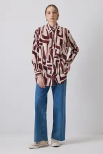 PATTERNED OVERSIZE SHIRT