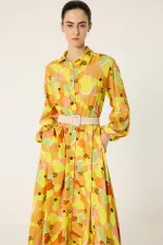 RELAX FIT PATTERNED DRESS RELAX FIT PATTERNED DRESS