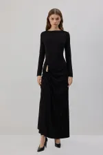 ROBE MAXI À BOUCLE