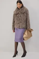 FAUX FUR COAT FAUX FUR COAT