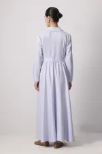 DRESS WITH ZIPPERED COLLAR