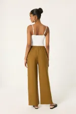 PANTALON EN MODAL AVEC TAILLE ÉLASTIQUE