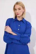 OVERSIZE POPLIN DRESS