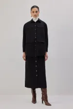 GABARDINE SHIRT WITH CARGO POCKETS GABARDINE SHIRT WITH CARGO POCKETS