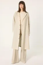 IMPERMÉABLE À CAPUCHE MAXI