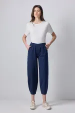 %100 PAMUKLU BELİ LASTİKLİ PANTOLON