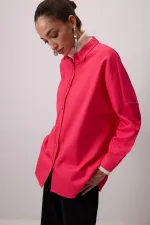 100% COTTON OVERSIZE SHIRT