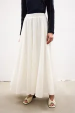 LİKRALI DENİM BLUZ ETEK 2'Lİ TAKIM