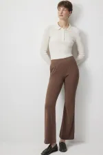 SPANISH-STYLE KNITTED TROUSERS