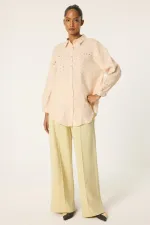 EMBROIDERED LINEN SHIRT EMBROIDERED LINEN SHIRT