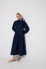 FİYONK DETAYLI DENİM TAKIM