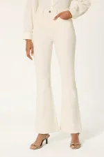 HAFİF İSPANYOL PAÇA DENİM PANTOLON