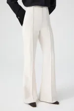 RIBBED CREPE PANTS RIBBED CREPE PANTS