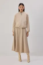 VESTE BOMBER EN CACHEMIRE