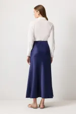 100% Cotton Basic Satin Skirt 100% Cotton Basic Satin Skirt