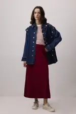 BASIC SKIRT WITH ELASTIC WAISTBAND