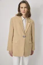 METAL DÜĞMELİ BLAZER CEKET