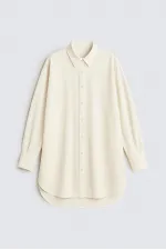 OVERSİZE KREP GÖMLEK