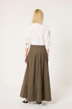 A-line skirt with pocket detail A-line skirt with pocket detail