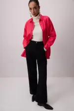 100% COTTON OVERSIZE SHIRT